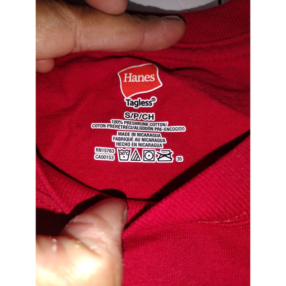 ATM Standing for America 20 Years Red Hanes Size S - Picture 2 of 6
